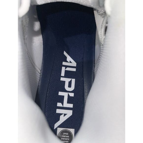 New Men’s 11 Nike Alpha Menace 4 Pro White Navy Cleats FD7037-104 - Picture 8 of 9